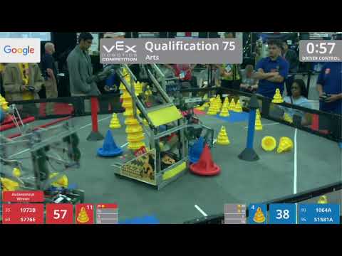 2018 VRC Arts Q75 - 1973B 5776E vs 1064A 51581A - 117 to 42