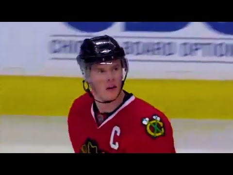 Jonathan Toews notches 1st career Stanley Cup Playoff goal | April 18, 2009 | Blackhawks vs. Flames
