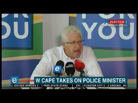 Western Cape government is declaring a formal dispute with Police Minister Bheki Cele
