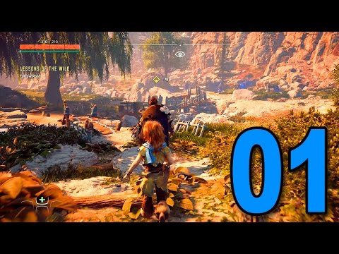 Horizon Zero Dawn - Part 1 - The Beginning (Playstation 4 Pro Gameplay)