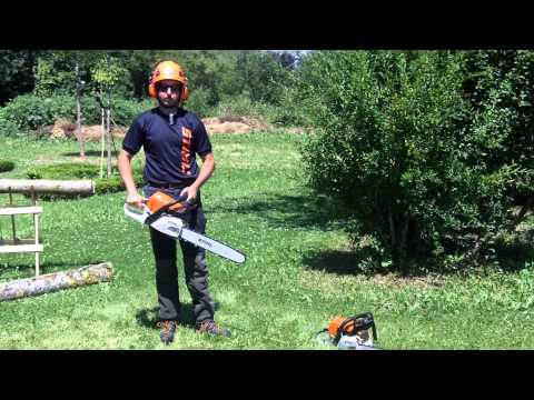 comment demarrer tronconneuse stihl