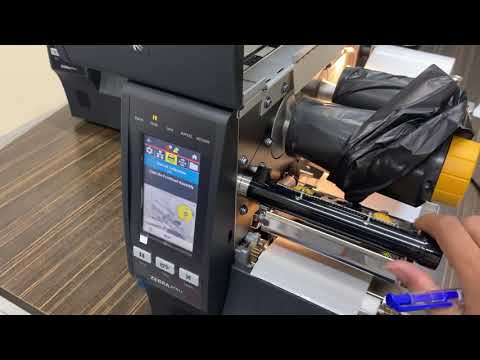 ✅ Zebra ZT411 Printer How To Manually calibration media and ribbon