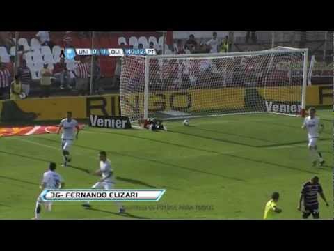 Gol Elizari Unión 0 Quilmes 2 Fecha 3  Torneo Final 2013 Fútbol Para Todos.
