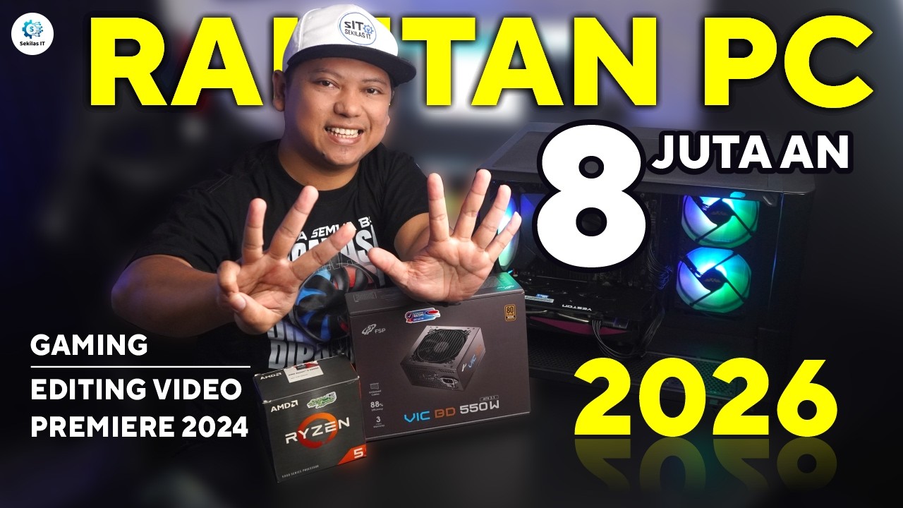 Rakitan PC 8 Juta Segahar ini Ft FSP Vita BD 550W