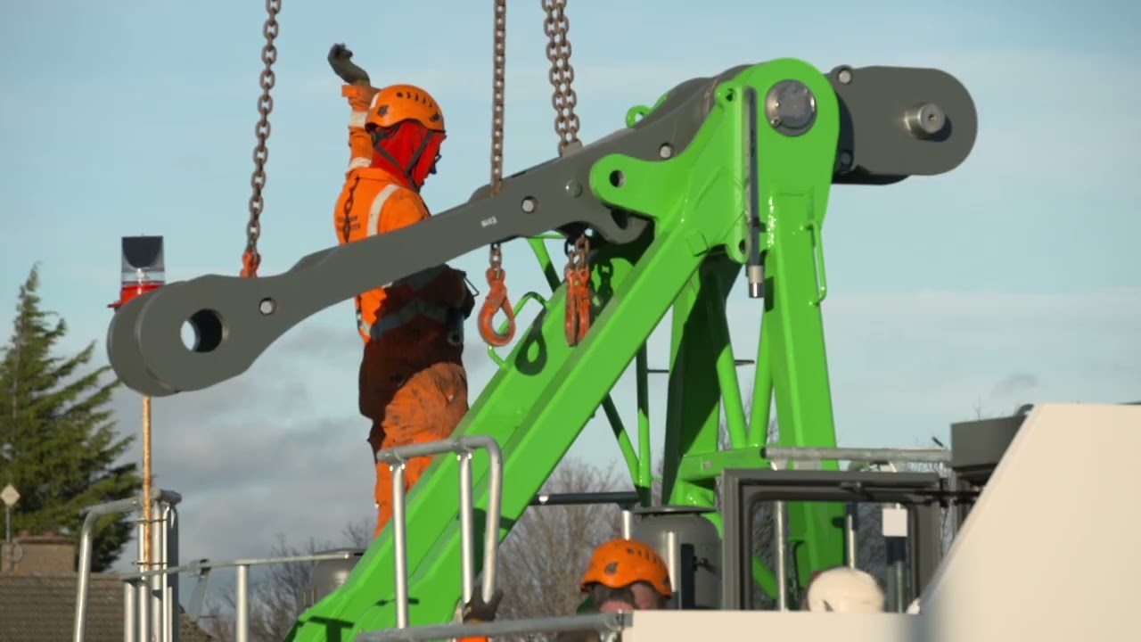 The Cornerstone Development Crane Install