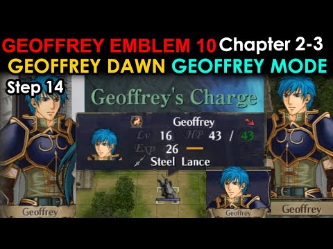 FE10 Step 14: Charge Geoffrey, who is in charge, to charge in to charge Ludveck with charged charges