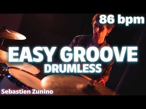 Easy Groove Drumless Backing Track | 86 bpm