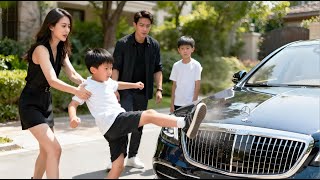 5歲萌娃誤撞千億豪車，霸總攜娃出現，發現他們三竟長得一摸一樣！🔔#短劇 #逆襲 #爽劇 #豪門 #打臉 #萌娃 Chinese short drama