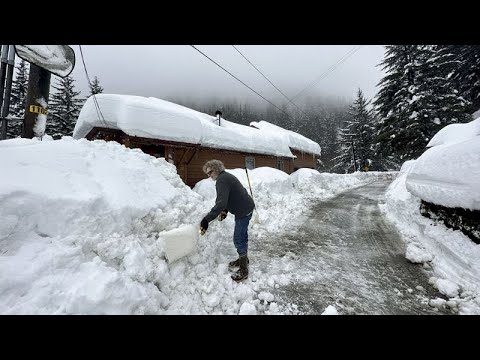 На Аляске рекордные снегопады и холода