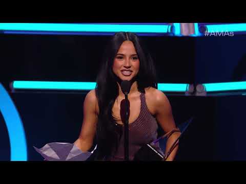 Becky G Accepts the Award for Favorite Female Latin Artist [2025 American Music Awards]