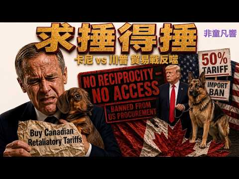 加拿大總理卡尼沒有從中共身上學到教訓，對抗川普在貿易上的要求，結果是求捶得捶。核布署前沿推進到烏克蘭與日本，有什麼差別？從時間、反應、與攻擊或被襲的角度來看，差別可大了！｜2026.9.9【非童凡響】