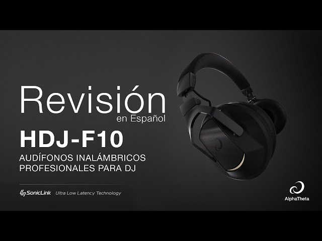 Vídeo relacionado con AlphaTheta HDJ-F10-TX - Auriculares inalámbricos profesionales para DJ con transmisor