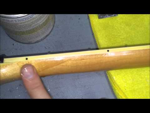 Fingerboard Shrinkage - Neck Edge and Binding Repair
