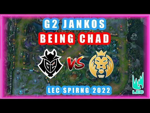 G2 Jankos Being CHAD | MAD vs G2 | CHADKOS