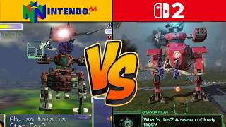 Star Fox - Switch 2 vs Nintendo 64 (Graphics Comparison)