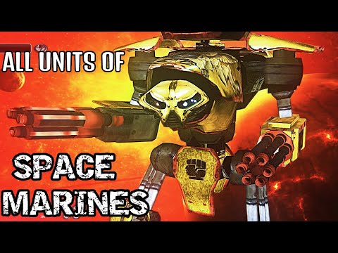 The Crucible Mod 2021 | All units of Space Marines showcase! - Warhammer 40K: Dawn of War: Soulstorm