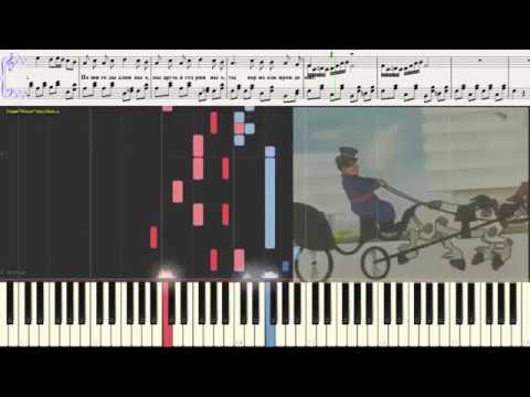 Песня старого извозчика - Леонид Утёсов (Ноты и Видеоурок для фортепиано) (piano cover)