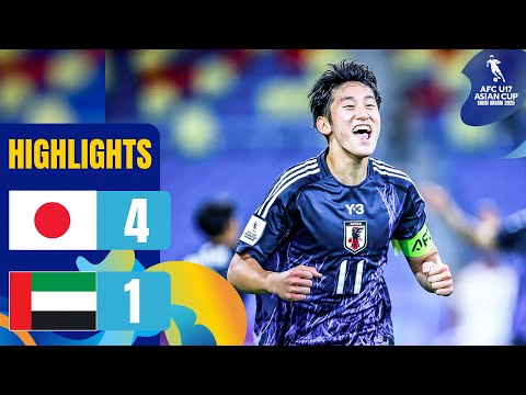 Japan vs. United Arab Emirates | Highlights | AFC U17 Asian Cup™ 2025
