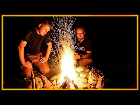 Bushcraft Camp [S03/E04] 24h Übernachtung / overnighter im Waldcamp - Lagerbau Outdoor Shelter