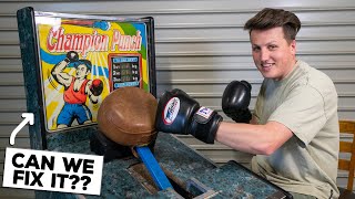 Can We Fix This Old Champion Punch Arcade Machine?
