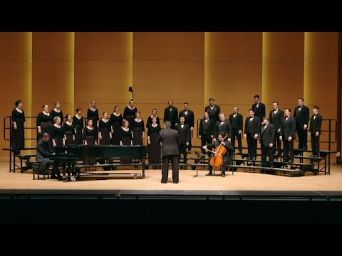 CWU Chamber Choir: SERENITY with piano improvisation (Gjeilo)