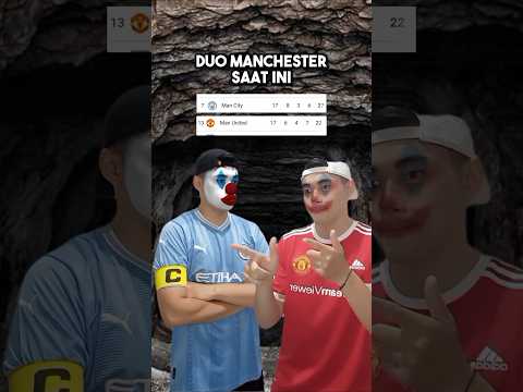 Duo manchester lagi mode ngebadut 😭 #manchestercity #manchesterunited #premierleague #football