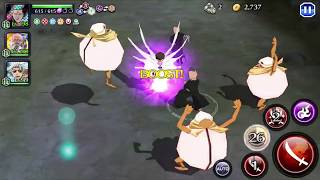 【無課金ブレソル実況part7】技藍染強いね。&どうすれば５回のボスまで行ける？？教えて！！