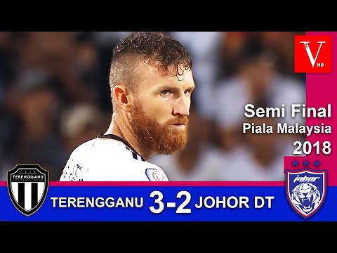 *TERENGGANU Tewaskan JDT di Larkin* TERENGGANU 3-2 JDT - Semi Final Piala Malaysia 2018 HD