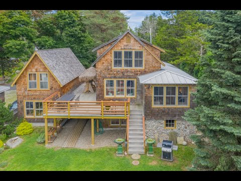 26 Thurston Point Road, Gloucester, MA Waterfront Home with Private Dock and Beach