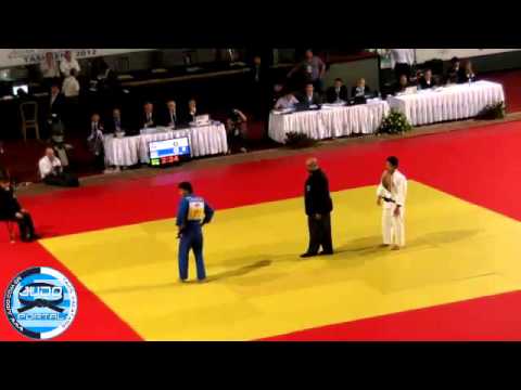 Asian Judo Championship Tashkent 2012 Semifinal -73kg ONO Shohei (JPN)-JURAKOBILOV Navruz (UZB)