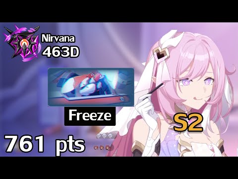 [SEA HI3] HoH S2 vs Hephaestus Nirvana Abyss 463D (761 pts) (Freeze DMG) Ely elf 3* Hephaestus Boss
