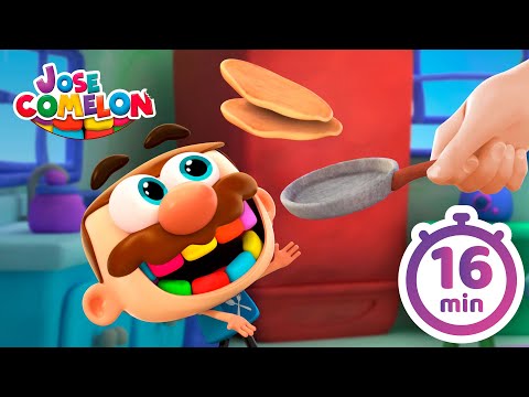 Stories for kids | 16 Minutes Jose Comelon | The Story of Fun Pancakes