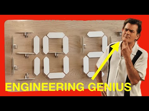 Charlie Sheen Helped me Build a Clock out of Arduinos