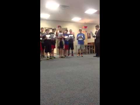 8th grade Purim skit 2013