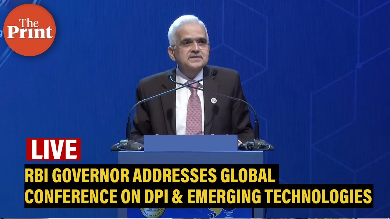 LIVE: RBI Governor's inaugural address at Global Conference on DPI and Emerging Technologies