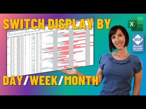 Excel Project Management Dashboard with Dynamic Periods
