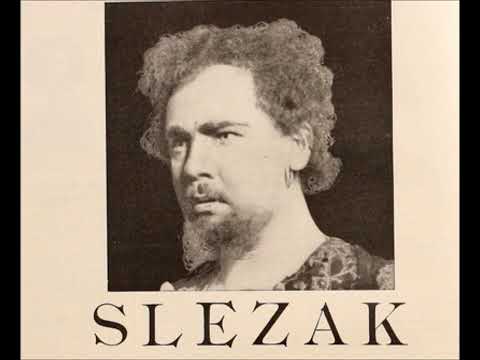 Leo Slezak PRIZE SONG Preislied ("Morgenlich...) Wagner's Meistersinger von Nürnberg CYLINDER 1910