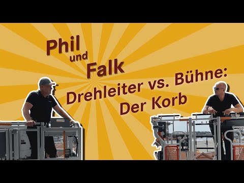 Rosenbauer Drehleiter vs. Hubrettungsbühne: Frag Phil und Falk – Rettungskorb