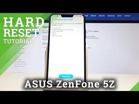 How to Factory Reset in ASUS ZenFone 5Z - Erase Everything / Restore Defaults