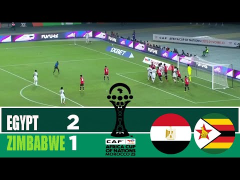 EGYPT vs ZIMBABWE 2-1 | 2025 Africa Cup of Nations | Match Highlights