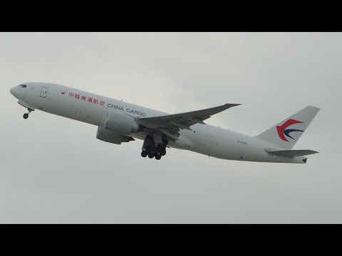 China Cargo Airlines Boeing 777-F [B-222H] takeoff from LAX