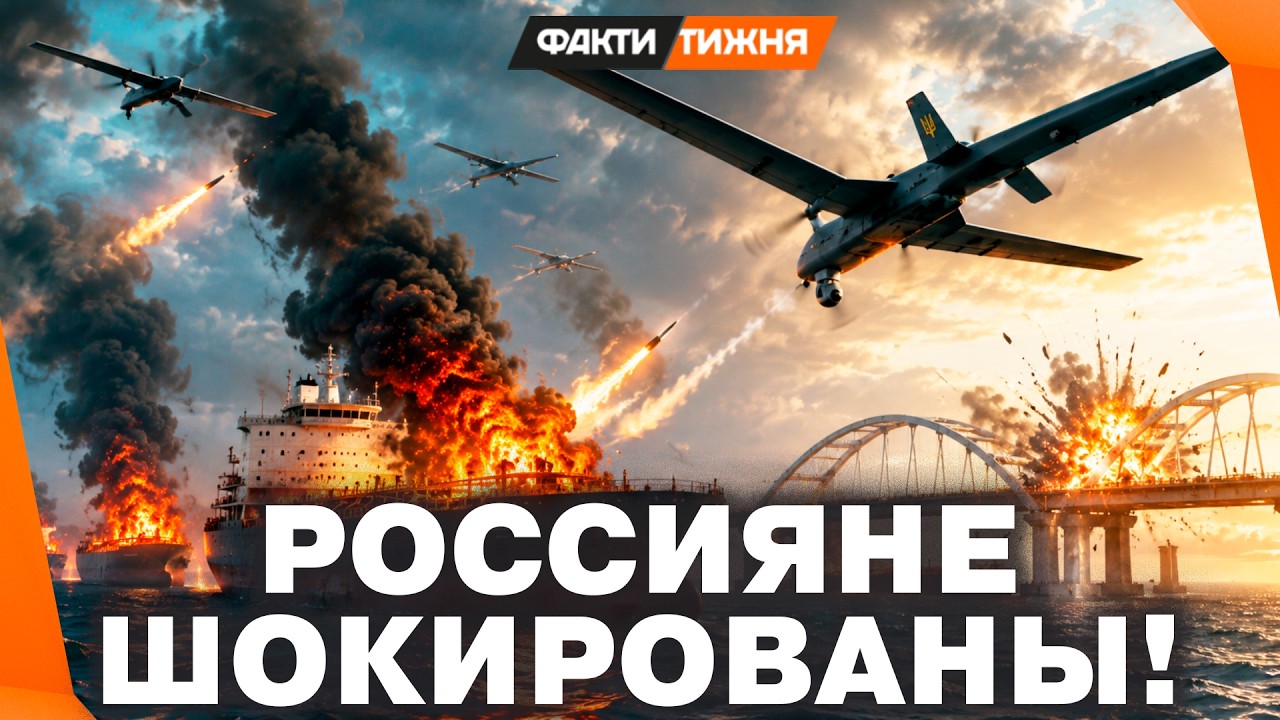ПОД СОТНЮ ТАНКЕРОВ! ВСУ РАЗНЕСЛИ нефтяной ФЛОТ РФ в Азове. РФ ВЫНУЖДЕНА ОСТАН
