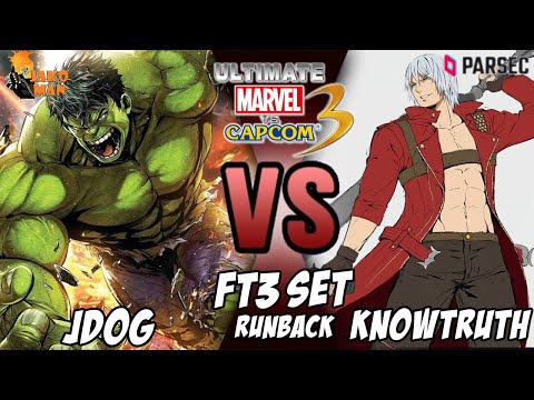 UMVC3 Parsec FT3 Set Runback - JDog VS KnowTruth