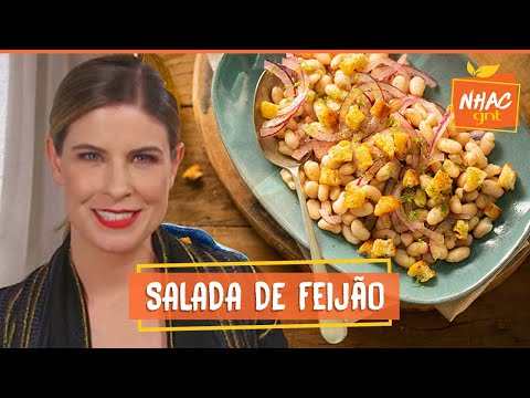 Salada de feijão-branco com croutons | Rita Lobo | Cozinha Prática