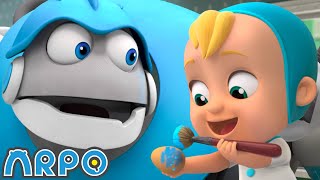 ARPO and Baby Daniel Paint Easter Eggs! | 1 HOUR OF ARPO THE ROBOT! | Funny Kids Cartoons