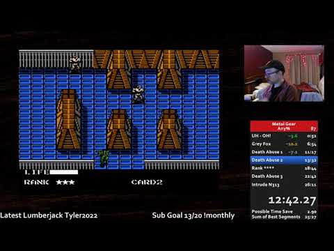 Metal Gear NES Any% (25:34)