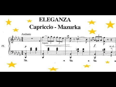 Catalani : Eleganza (Capriccio - Mazurka), for piano - Riccardo Caramella, piano