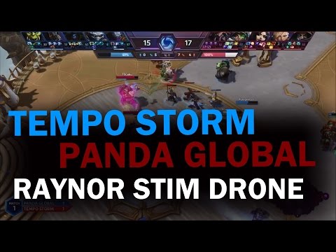 TempoStorm PandaGlobal - Raynor Stim Drone - HOTS ESL NA Regionals Highlight