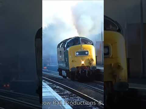 MY LORDZZZ #pollution #hellfire #deltic #class55 #clag #thrash #train #filthy #dieselengine