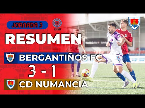 Resumen Bergantiños F.C. | 3-1 |  C.D. Numancia